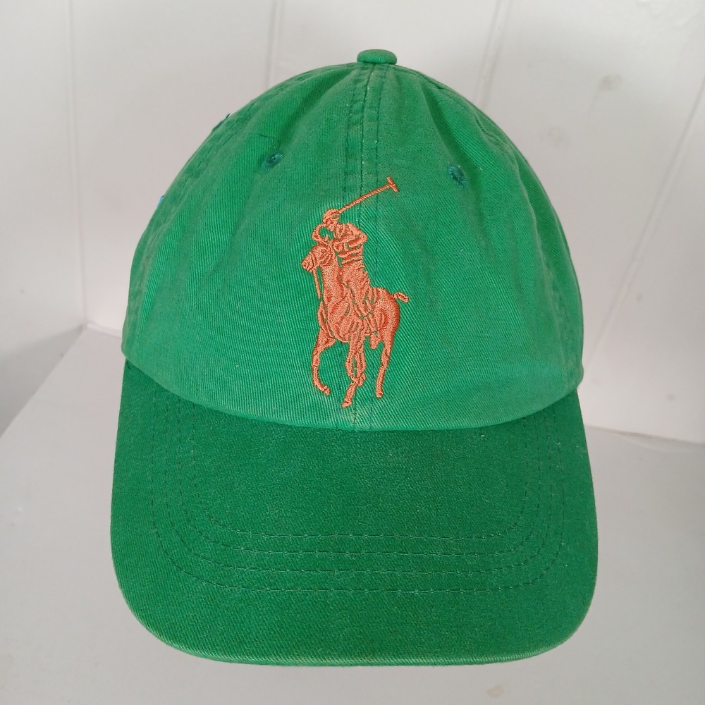 Ralph Lauren Fragrances Promo Big Pony Hat Baseball Cap Mens OS Green